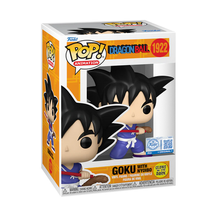 POP! GOKU WITH NYOIBO (GLOW) - DRAGON BALL