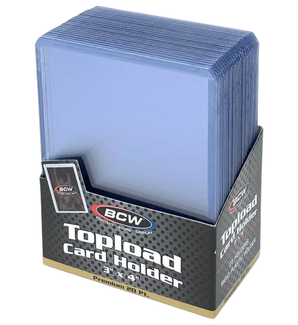 BCW 3 x 4 Premium Toploader 20 PT - 25 Stück