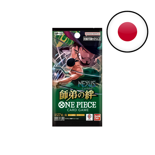 [OP12 JP] One Piece Card Game - Bond Between Master and Disciple - Booster