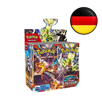 [DE] Pokémon Karmesin & Purpur - Obsidianflammen - Display