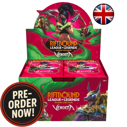 Riftbound: League of Legends TCG - Vendetta Booster Display (24 Boosters) - EN