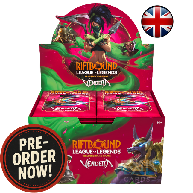 Riftbound: League of Legends TCG - Vendetta Booster Display (24 Boosters) - EN
